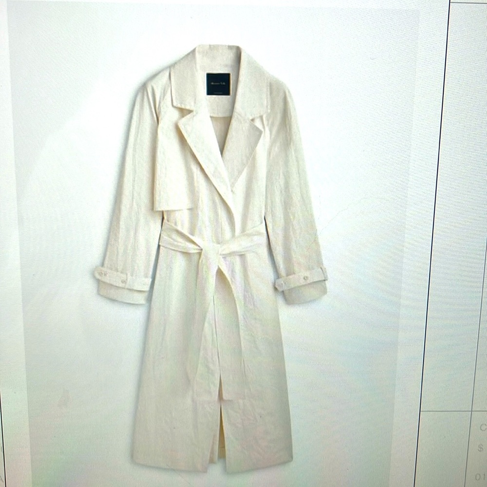 Creased effect  trenchcoat